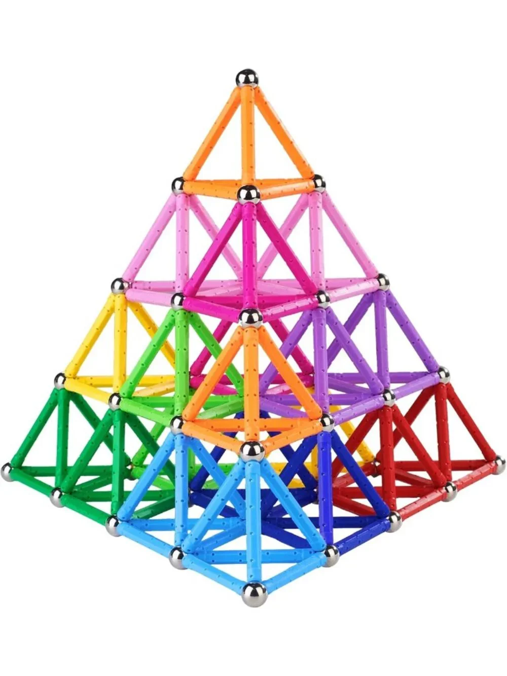150 Pcs Magnetic Building Sticks & Blocks - Non-Toxic 3D STEM Toys for All Ages